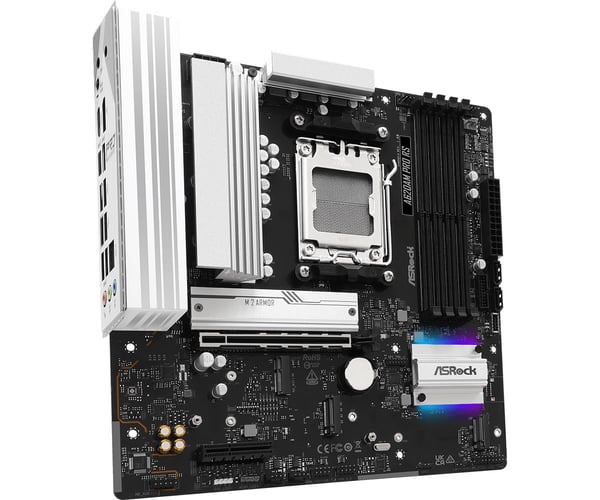 ASRock A620AM-X - Hovedkort - micro ATX - Socket AM5 - AMD A620A Chipset - USB 3.2 Gen 1, USB-C 3.2 Gen 1 - 2.5 Gigabit LAN - innbygd grafikk (CPU ...