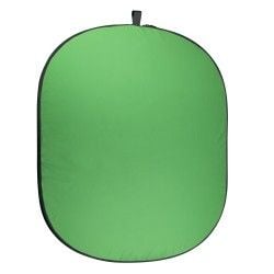 Walimex Pro - Baggrund - bomuldsstof - 1,5 m x 2,1 m - chroma-key - kromblå, kromagreen