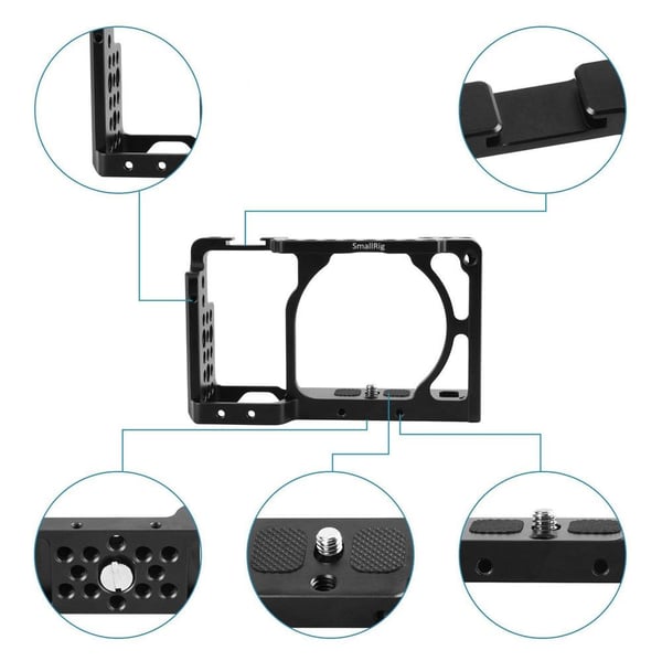 SmallRig 1661, 103 mm, 60 mm, 185 mm, 222 g, 185 mm, 100 mm