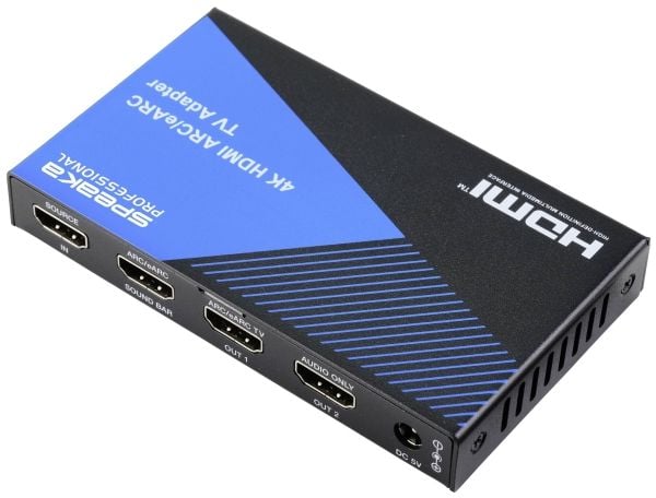 SpeaKa Professional AV-muunnin SP-HDA-500 [HDMI - HDMI] 3840 x 2160 pikseliä