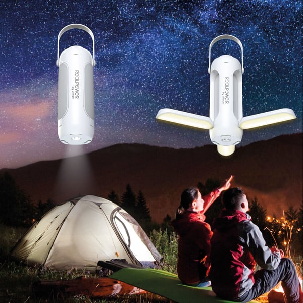 RealPower 463610, Valkoinen, IP44, LED, 2 W, 1 W, Akku, USB