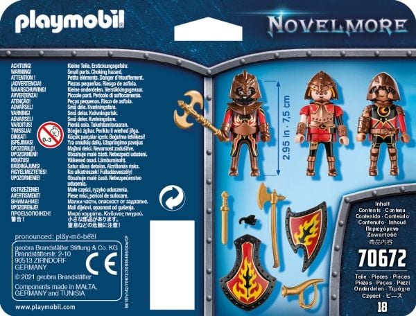 Playmobil Novelmore 70672, 4 År, Multifärg, Plast