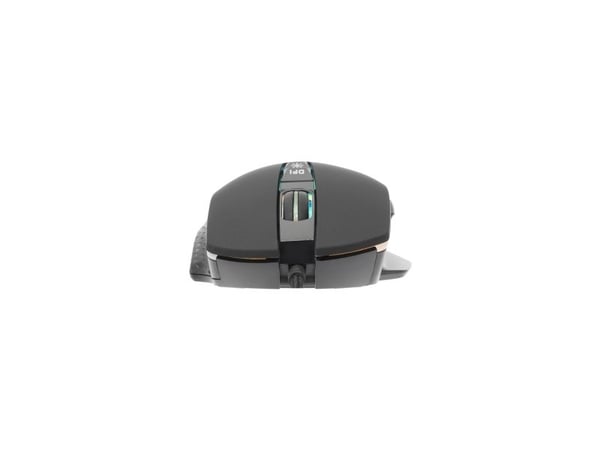 Gamingmus White Shark Gareth Black med RGB-belysning