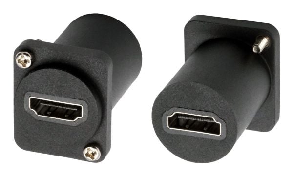 EXSYS EX-49152, Flat, Sort, HDMI, HDMI, Hunkjønn, Hunkjønn