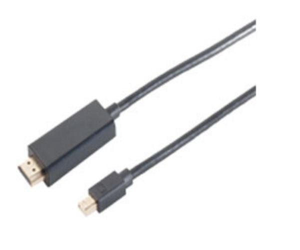 shiverpeaks BS10-53025, 1 m, Mini DisplayPort, HDMI, Hankjønn, Hankjønn, Gull