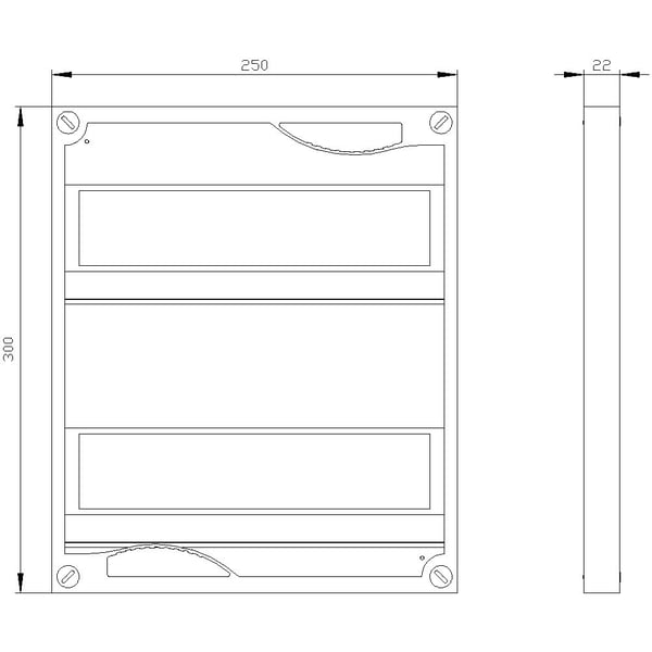 Siemens 8GK9601-2KK11, 300 mm, 260 mm, 310 mm, 25 mm, 237 g