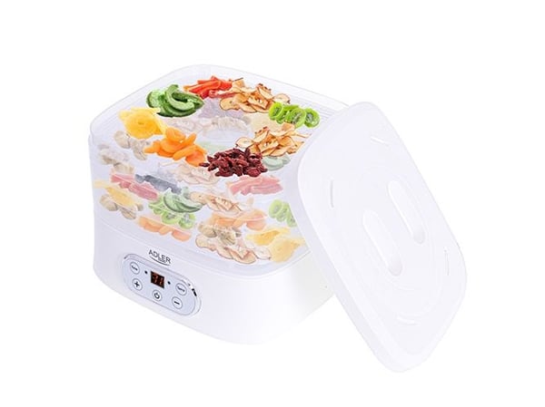 Adler AD 6658, Hvit, LCD, 70 timer, 2310 cm², 230 W, 265 mm