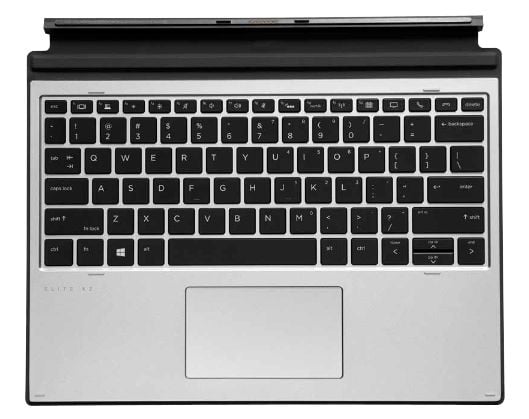 HP C-laboration - Tastatur - med ClickPad - bakgrunnsbelyst - dog - AZERTY - Belgisk