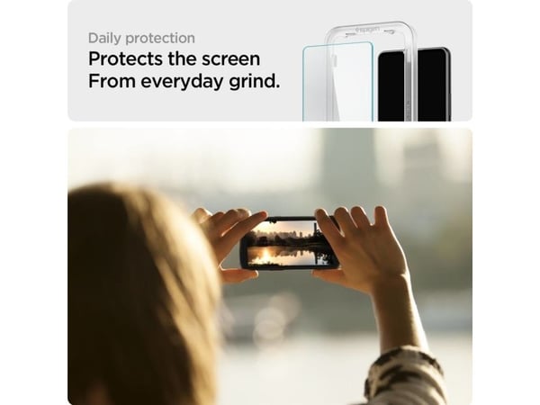 Spigen AlignMaster GLAS.tR, Samsung, Galaxy A53 5G, Ripebestandig, Gjennomsiktig, 1 stykker