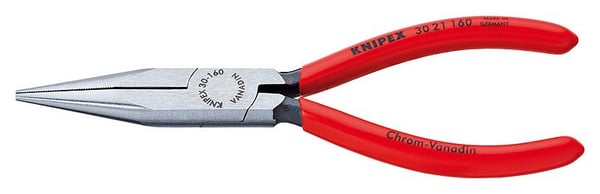 Knipex 30 21 160, Kärkipihdit, 2,5 mm, 5 cm, Terästä, Muovi, Punainen