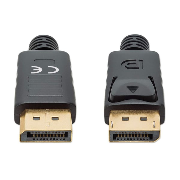 Manhattan 355575, 2 m, DisplayPort, DisplayPort, Hankjønn, Hankjønn, 7680 x 4320 piksler