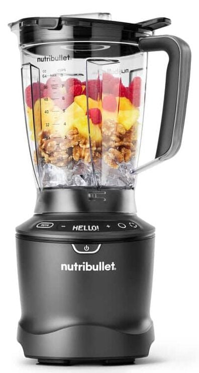 NutriBullet NBF550DG SmartSense 1500 Combo - Mikser - 1.89 liter - 1.5 kW - mørk grå