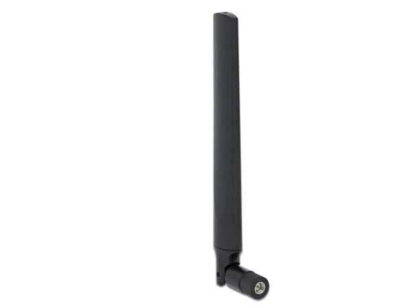 Delock - Antenne - 18.306 cm - mobiltelefon, Bluetooth - -3.3 - 1.3 dBi - rundtstrålende - svart