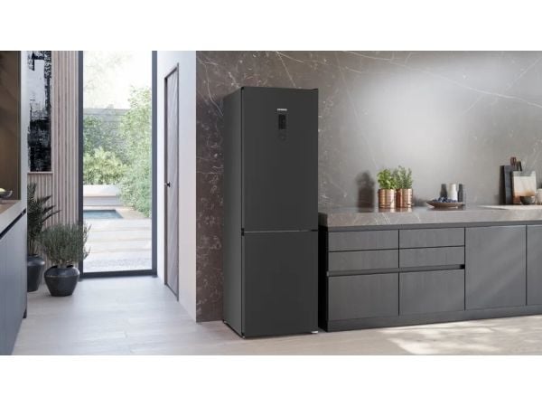 Siemens iQ300 KG36NXXBF, 321 l, SN-T, 33 dB, 9,5 kg/24t, B, Rustfritt stål