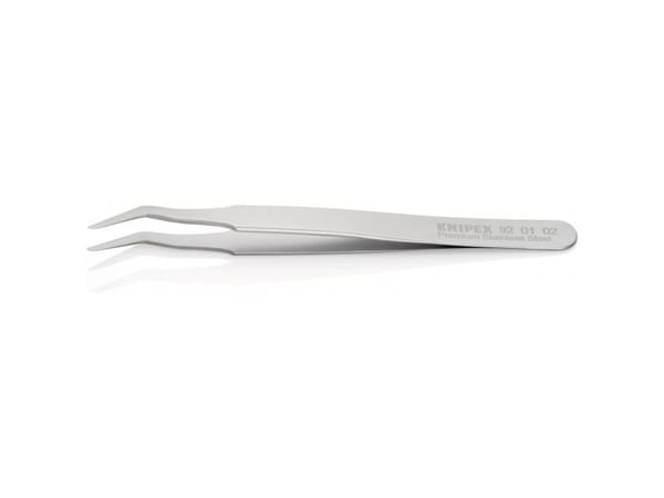 Knipex 92 01 02, Rustfritt stål, Rustfritt stål, Flat, Buet, 15 g, 10 mm
