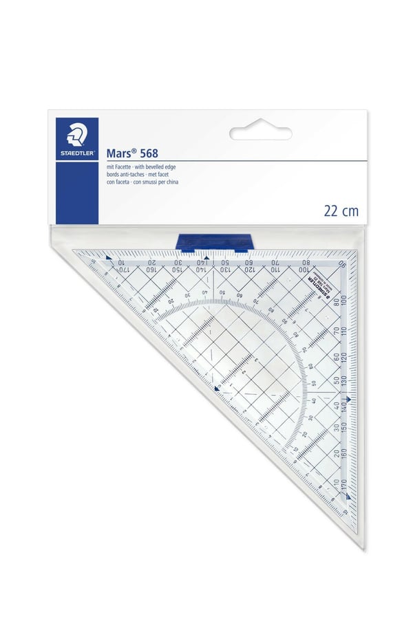 Staedtler Mars 568, Läpinäkyvä, 22 cm