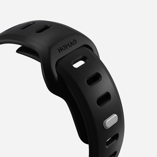 Nomad Tempo Band, Yhtye, Älykello, musta, Apple, 41mm / 42mm, Kumi