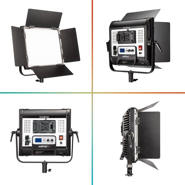 Walimex Pro Rainbow LED RGB - Lamphuvud - 1 huvuden - LED - 50 W - AC, DC - DMX