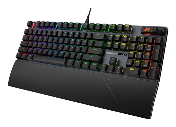 ASUS XA14 ROG STRIX SCOPE II X/NXSWV2/US/PBT, Täysikokoinen (100 %), Langallinen, USB, Mekaaninen, RGB LED, musta