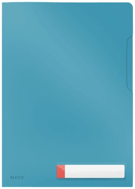 Leitz Cosy Privacy - L-formet mappe - for A4 (210 x 297 mm) - kapasitet: 40 ark - rolig blått