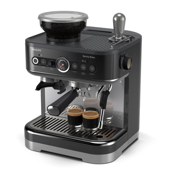 Philips Barista Brew PSA3218 - Kaffemaskine med capuccinatore - 15 bar - sort
