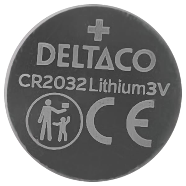 DELTACO - Batteri 10 x CR2032 - Li - 240 mAh