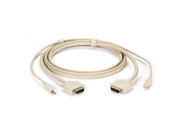 Black Box EHN900025U-0015, 4,5 m, USB, USB, DVI-D, Beige, DVI-D, USB A