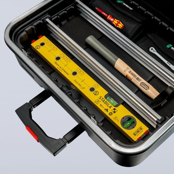Knipex BIG Twin Move verktøykoffert, 63 verktøy, 00 21 41 for elektrisk arbeid