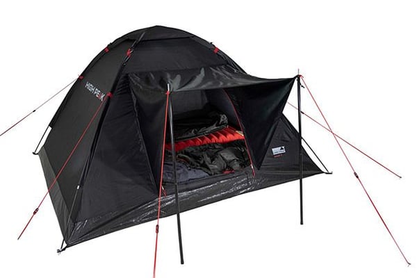 High Peak Beaver 3, Camping, Hårdram, Pyramidtält, 3 person(er), Canvas, 2,6 kg