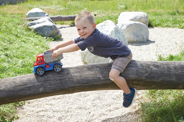 Lena TRUXX 04410, Truck, Dump truck, 2 år, Plast, Svart, Blå, Grå, Rød