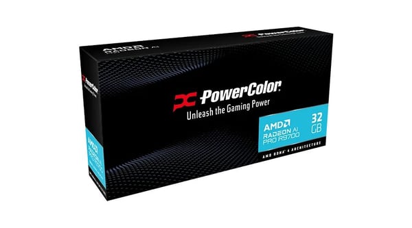 PowerColor Radeon AI PRO R9700 grafikkort 32 GB GDDR6 PCIe 5.0 x16
