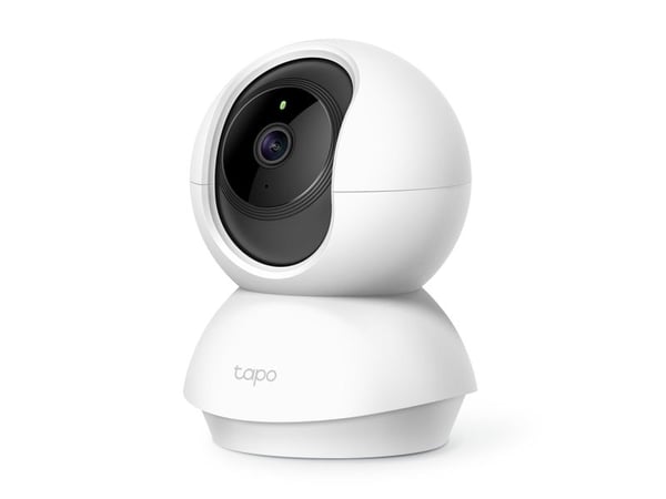 TP-Link Tapo TC70, IP-sikkerhetskamera, Innendørs, Trådløs, Tak/Vegg, Hvit, Sfærisk