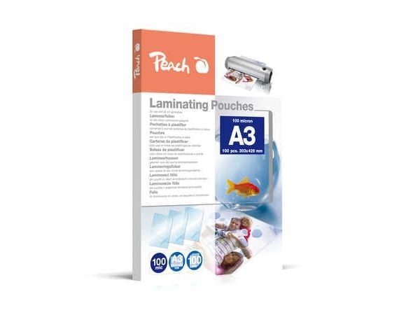 Peach 510297, Kiiltävä, Läpinäkyvä, A3, 100 kpl