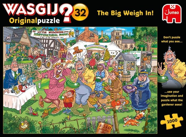 Wasgij Original 32 1000pcs, 1000 stykker, Komikk, 12 år