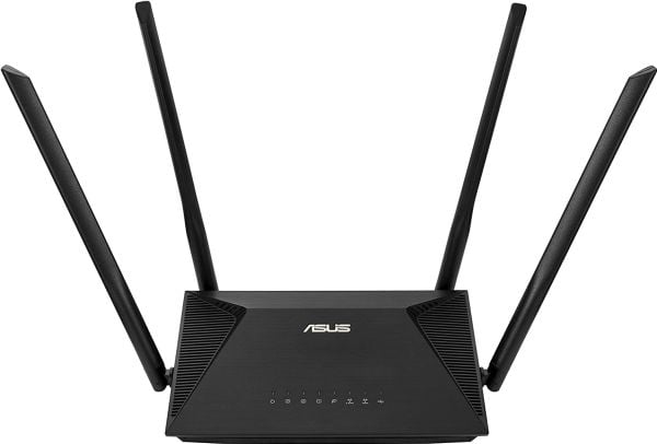 ASUS RT-AX53U - Trådløs ruter 3-portssvitsj - 1GbE - Wi-Fi 6 - Dobbeltbånd