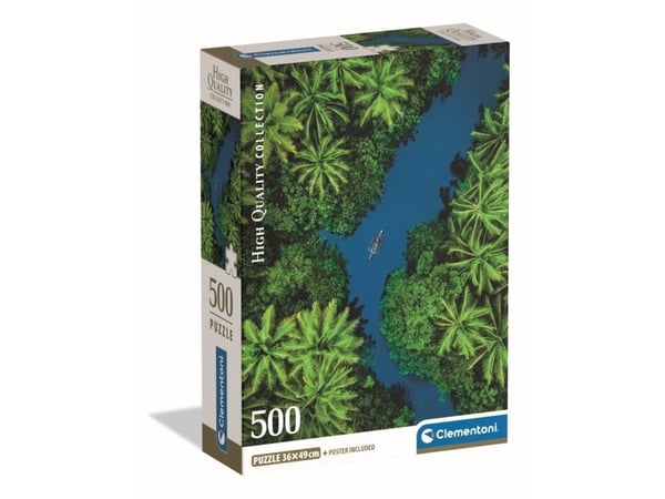 CLE puzzle 500 Compact Tropical Flygfoto 35592