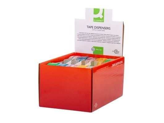 Q-CONNECT KF27009, 1,9 cm, 33 m, Plast, Assorterte farger, 1 stykker, China