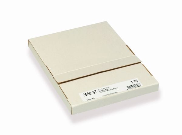 Bordskilte Bantex hvid 75x210 mm A5 falset - (50 stk.)