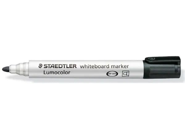 Whiteboardmarker Staedtler 351 sort Lumocolor 2,0 mm - (10 stk.)