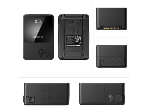 SmallRig 5048 VB99 mini V-mount-akkusarja 6800 mAh 14,54 V (3580 + 4064)