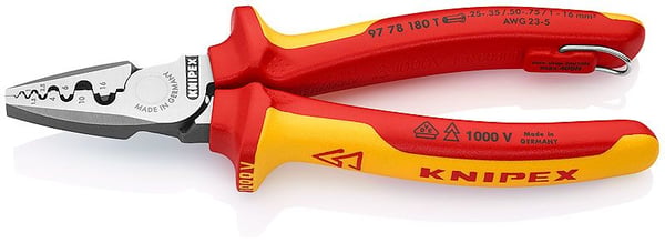 Knipex 97 78 180 T, Kombinationsverktyg, 1,6 cm