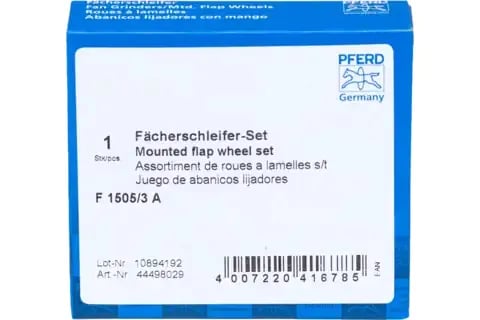 PFERD 44498029 FLAT LIP TOOL SET F 1505/3 A. Halkaisija 15 mm 1 sarja
