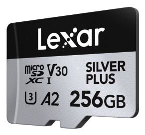 Lexar Professional SILVER PLUS 256 GB microSDXC-minnekort UHS-I A2 V30 U3