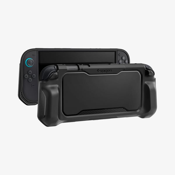 Spigen Rugged Armor, Etui, Nintendo, Sort, Termoplastisk polyuretan (TPU), Nintendo Switch, Fallsikker, Ripebestandig