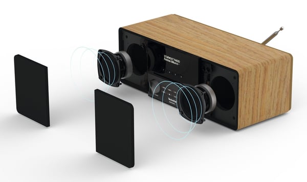 TechniSat DIGITRADIO 3 ASA, Bærbar, Analog og digital, DAB+, FM, 87,5 - 108 MHz, 174 - 240 MHz, 20 W