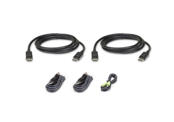 ATEN 2L-7D02UDPX5 - Tastatur / video / musekabelsett (KVM) - TAA-samsvar - for ATEN CS1144DP4C, CS1148DP4, CS1148DP4C