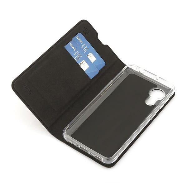 Wave BookCase, Samsung Galaxy Xcover 5, svart