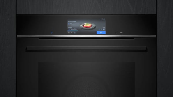 Siemens iQ700 HB778G3B1 inbyggnadsugn 71 L A+ 56 cm, svart