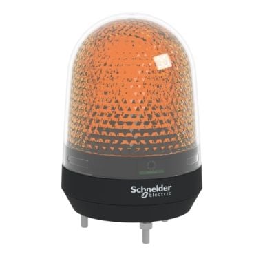 Merkkivalo Ø100 mm LED-monitoimilamppu ilman summeria oranssi 12-24 VDC 12-24 VDC