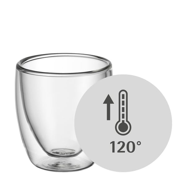 WMF 0901382000, Gjennomsiktig, Borosilikatglass, 120 °C, 139 g, 2 stykker, 156 stykker